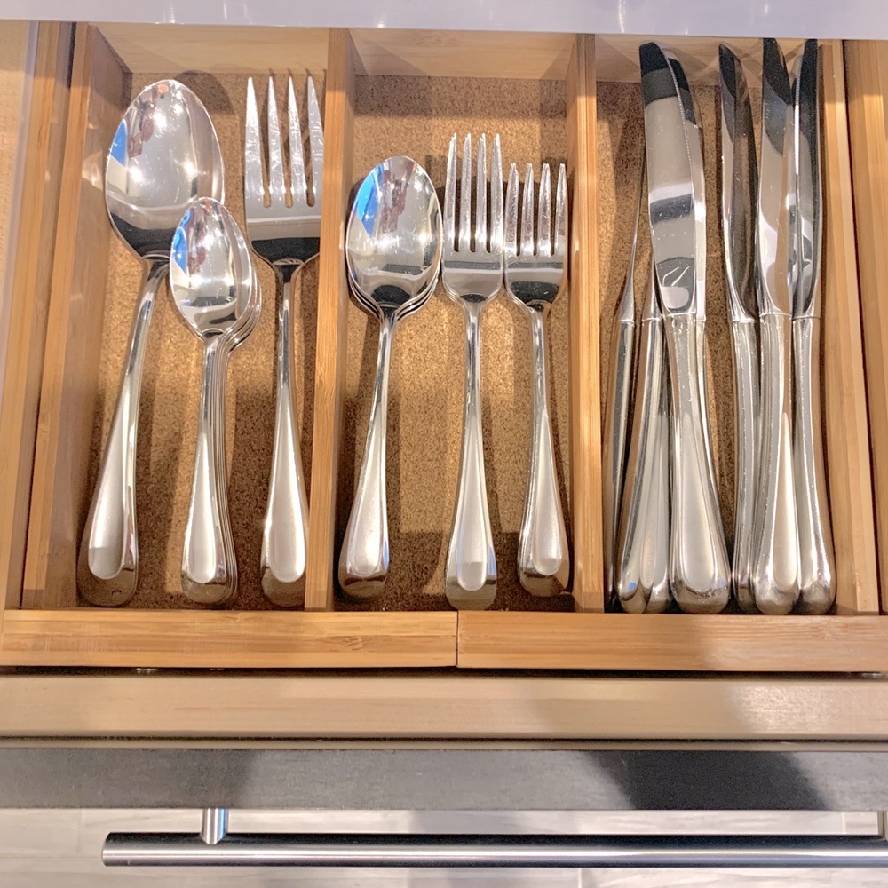 Crate & Barrel Flatware Set